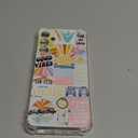 Case for Samsung Galaxy A15 with Aesthetic Design, Good Vibes Positive Quote Collage Pattern for Men Women, Clear Slim Soft TPU Bumper Case, 6.5 (Good,A15)