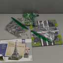 Paris Eiffel Tower Model Building Blocks Micro Brick Architecture Landmark for Display Fun Construction Gift for Kids & Adults