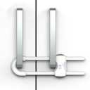 Pack of 12 - Baby Proofing Cabinet Locks Adjustable U Shaped Baby Safety Latches for Drawers, Fridge, Closet Modern Baby Proofing Cabinet Lock with Extra Secure Lock Buttons (White)