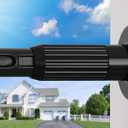 MEXAU Black Tension Curtain Rods for Windows 41-146 Inches Heavy Duty Tension Rod Adjustable Curtain Rods No Drilling for Bathroom Living Room Outdoor Patio Hold Up Blackout Curtains and Non Slip