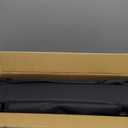 SPORT BEATS Stadium Seats with Back Support Bleacher Chairs with Back and Cushion Thick Padded Bleacher Seats Includes Shoulder Strap Black 1pc Standard