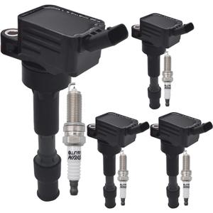 UF816 Ignition Coil Pack 27300-2E601 and Iridium Spark Plugs Set of 4 Fit For Hyundai Elantra 2015-2019,Sonata 2016-2019,Kona 2018 2019,Veloster 2019&Kia Forte 2016-2019,Optima 2017 2018 2.0L L4