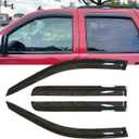 4pcs Original Shatterproof Rainproof Side Window Wind Deflectors for 07-14 Tahoe,Tape-On Rain Guard Sets,Nice Looking Window Visors for Cars,Vent Deflector for 2007-2014 Tahoe (GMT900)/Yukon 94514