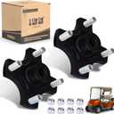 10L0L Golf Cart Rear Axle Hub Assembly Rear Wheel Hub Flange Plate for 2008-up EZGO RXV Gas & Electric Golf Cart 2 Pack OEM# 604112, 615604, 70968-G03
