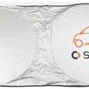 LpHiiqf Car Windscreen Sun Shade for Smart Fortwo Forfour 451 450 453, Foldable Car Front Window Sunshades, Anti-UV Windshield Sunscreen Dust Protector Cover Universal Sun Visor Shades