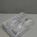 Metal Paper Plate Holder - Utensil Silverware Caddy for Kitchen Counter Cabinet Cutlery Flatware Organizer Storage Dispenser Box for Plastic Spoon Fork Plates Napkins Cup Party Camping White