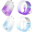 S25 Ultra Charger, 25W USB-C Super Fast Charger with 10FT Type C Cable Cord PPS/PD Wall Charging Block for iPhone 17/16/15 Samsung Galaxy S26 S25 Ultra/S25/S24/S23 (Purple)