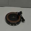 Gaiatop Coffee Mug Warmer for Desk, 3 Temp Settings, 2-9Hrs Timer, 3 Colorful Romantic Atmosphere Light Modes, Stocking Stuffers, Beverage Heating Plate with Digital Display for Candle Tea Milk Wood