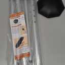 HICIRIS Travel Bag Support Rod 52In Aluminium Golf Club Protector with Adjustable Crossbar, 3-Section Telescopic Shaft for Airplane Travel, Sturdy ABS Rubber Lid for Enhanced Durability