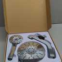 High Pressure Rain Showerhead Combo, 2026 Magnetic Shower Head Set with Detachable 8-Mode Handheld Shower Spray, Adjustable Angle Dual Showerhead System with Built-in Magnetic Docking and Power Jets