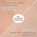 Windyun Winter Air Conditioner Cover AC Cover for Outside 36x36 Inch Universal Waterproof Units 600d Oxford Fabric Sturdy Central Defender Fits Most Central Protects from Rain Snow Leaves Sun (Khaki)