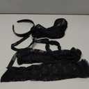 3pcs Bunny Costume Accessories Set for Woman Rabbit Ears Headband and Tail Choker Eyemask Lace Gloves for Halloween Cosplay