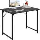 BestOffice 32 Inch Computer Desk,Home Office Desk, Modern Simple Style for Home Office Study Writing,Black