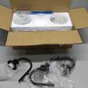 Bathroom Vanity Light,Modern 3-Light Bathroom Lighting Fixtures Over Mirror with Clear Glass Shade and Metal Base,Matte Black Bathroom Lighting