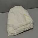 Queen Bed Skirt, Wrap-Around Elastic Ruffled Eyelet Bed Skirt Queen Size Dust Ruffle with Gathered Styling and Embroidered Details, 18" Drop Length (Light Yellow)