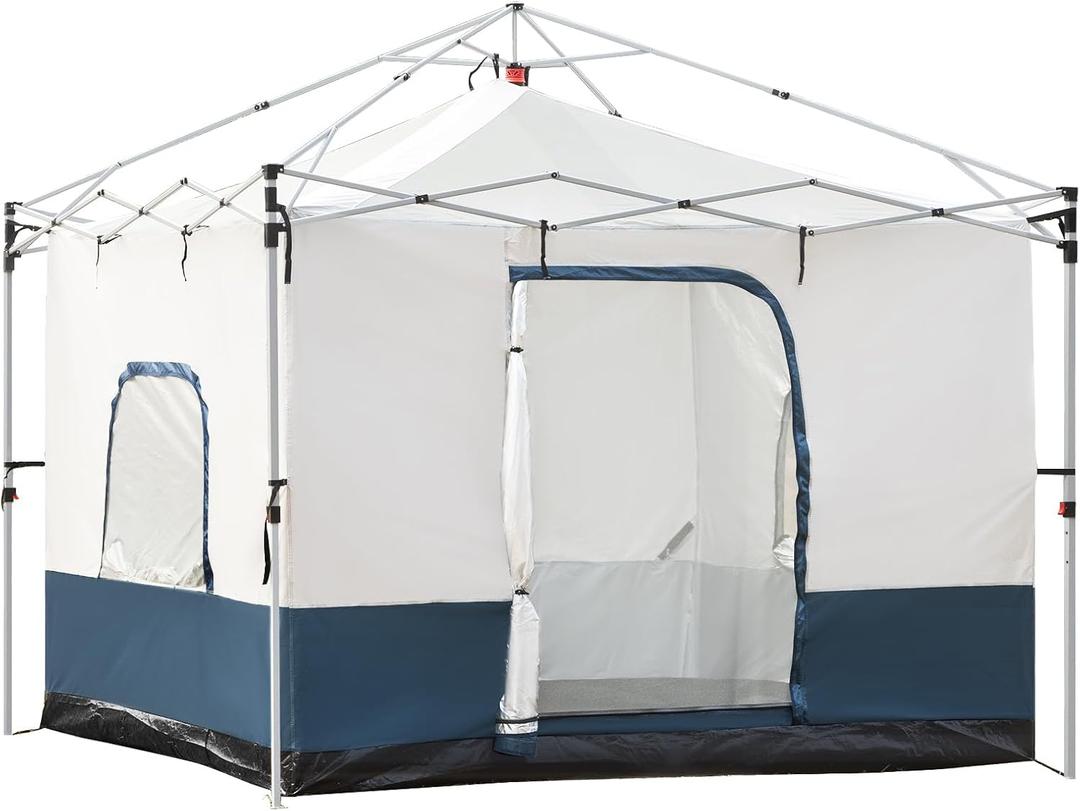 Camping Cube, Inner Tent for 10' x 10' Pop Up Canopy, 4-6 Person Canopy | Fits 10' x 10' pop up canopies, four-sided enclosure for privacy, fully vented roof, easy setup, 9.5*9.5*7.8ft
