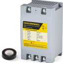 CGOLDENWALL Single Phase to 3 Phase Converter 2HP/1.5KW 7A 220V-240V Input/Output Digital Phase Shifter, 2HP/1.5KW Rated Load, 1HP/0.75KW Heavy Loads, One Converter for One Motor