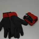 LOCCEF 2 Pairs Winter Work Gloves for Men and Women, XL (Pack of 2), Red