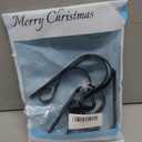 TAROSE Stocking Holders for Mantle, Christmas Stocking Holder Set of 6, Mantle Clip Fireplace Hooks Hanger for Christmas Party Decoration Supplies (Black)