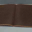 Cat Litter Mat - 23.2'' x 14.6'' Small Litter Trapping Mat, Easy to Clean Litter Box Mat, Waterproof, Urine-Proof, Non-Slip Kitty Litter Mats for Floor, Brown