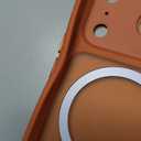 BXYJY for iPhone 17 Pro Magnetic Case with Stand, 2 Privacy Screen Protectors, Camera Control, Compatible with MagSafe, Full Lens Protection, Military Drop, Translucent Case for iPhone 17 Pro, Orange