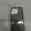 Fingic for iPhone 16 Pro Case[Compatible with Magsafe][Military-Grade Protection Shockproof] Support Magnetic Car Mount Slim Non-Slip TPU Rugged Bumper Translucent Matte Case for iPhone 16 Pro,Brown