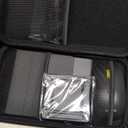 Foldable Keyboard and Mouse, Samsers KM08 Folding Bluetooth Keyboard Mouse Combo, 2.4G + BT5.0 x 2, Full-Size Portable Travel Keyboard & Rechargeable Wireless Mouse for iOS Android Windows Mac OS (Graphite)