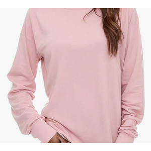 AURUZA Sweatshirt for Women Long Sleeve Crewneck Sweatshirt Women Causal Loose Fit Pullover Tunic Top Fall Clothes Shirts, L