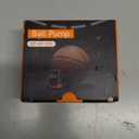 Portable Electric Ball Pump Inflator and Deflator with Foldable Needle, Rechargeable Battery Powered Sports Ball Air Pump with Pressure Gauge for Basketball, Soccer, Football