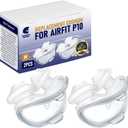 AirFit P10 Nasal Pillow Cushion (Medium - 2 Pack)  Soft Silicone CPAP Mask Nose Pillow with Tube Frame Assembly - Light Weight Nasal Pillow CPAP for Better Sleep