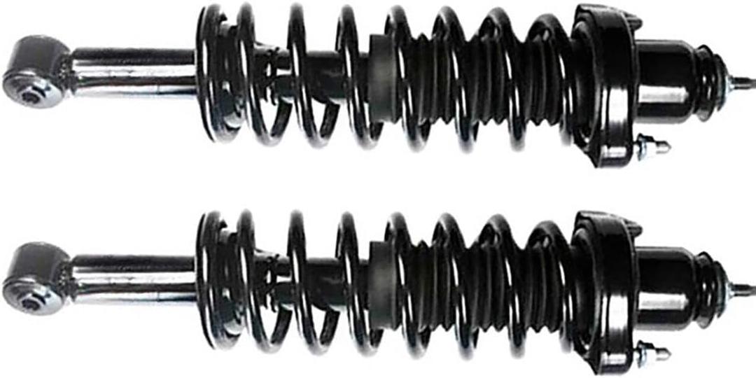 2x Rear Complete Strut Assemblies with Coil Springs For Mitsubishi Lancer 2008 2009 2010 2011 2012 2013 2014 2015 2016 2017