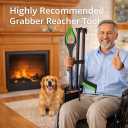 Extra Long Grabber Reacher Tool, 75" Aluminum Foldable Reacher Grabber, Dual Magnetic Tip Pickup Grabber Trash Picker, Strong Grip Aid for Upper Shelves, Elderly, Surgery Recovery Must Have