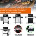 DELSbbq Full-Size Griddle Insert for Weber Old Spirit 200 with Side Control | for Spirit S/E 200 & 210 with Side Panel, for Spirit 500 & Genesis Silver A Grills, for Weber 7521 7522 7523 65904 65905