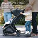 UPPAbaby Piggyback Ride-Along Board for Minu V3 / Quick Attachment for Toddlers up to 45 lbs to Stand + Stroll