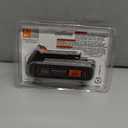 BLACK+DECKER 20V MAX Battery, 1.5Ah Lithium Ion Battery, Extended Runtime, Compatible with Tools, Outdoor Equipment and 20V Vacuums (LBXR20)