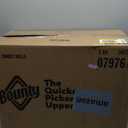 Bounty Paper Towels Quick Size, White, 16 Family Rolls = 40 Regular Rolls (16 Rolls (107 Sheets each))