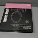 Auxmir 1X/30X Wall Mounted Lighted Makeup Mirror, 8" 3200 mAh Rechargeable Double-Sided Magnifying Mirror, Touch Dimmable 3 Color Lights, 360 Rotating Foldable 14.5" Extension Arm, Brushed Nickel