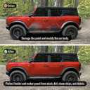 Mud Flaps for Ford Bronco 2021-2026 Front and Rear Splash Guards for Bronco 2/4 Door