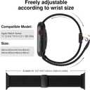 Braided Stretchy Band Compatible with Apple Watch Bands 38mm 40mm 41mm 42mm 44mm 45mm 46mm 49mm Women Men, Soft Nylon Solo Loop Magnetic Sport Strap for iWatch Series 11 10 9 8 7 6 5 4 3 2 1 SE Ultra