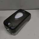 Manual Soap and Hand Sanitizer Dispenser by Oasis Creations, Liquid or Gel, Soap Dispenser Wall Mount, 1000ml/33oz. Commercial or Residential – Black Smoke