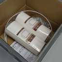 Set of 2 Pure White Linen Drum Lamp Shade 13" Top x 13" Bottom x 10" High (Spider) Contemporary Lamp Shades for Table Lamps & Bedside Lamps Replacement Lampshade - GO&SO - Assembly is Required