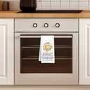 2 x ArtisaEura Inspirational Life Quote Kitchen Towels, Motivational Saying Dish Tea Hand Towels for Kitchen Bathroom Decor, Positive Affirmation Gifts for Women, 16x24 Inch