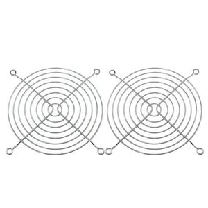 uxcell 115mm Metal CPU Fan Grill Guard Protector for 120mm PC Computer Case Fans (2 Pack)