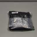 Ekouaer Rompers for Women 2026 Fashion Ribbed Knit Jumpsuit Scoop Neck Loose Outfit Wide Leg Summer One Piece Shortalls, XL, Black