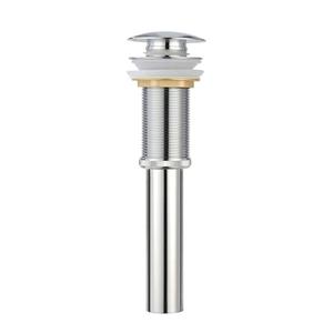 Lefton Pop-up Bathroom Sink Drain Stopper Without Overflow for Vessel Sink Lavotory Vanity, D01 (Chrome)