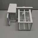 Porch Lights with GFCI Outlet,Dusk to Dawn Motion Sensor Outdoor Lights,3 Lighting Modes White Front Door LightWaterproof Exterior Light Fixture,Outside Lamp for House Patio Garage