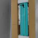 LUMIVIA Mahjong Racks with Pushers, Light Green Wooden American Mahjong Tile Pushers and Racks Set of 4, with White Printed Mahjong Racks Drawstring Bag, Mahjong Accessories (19.68 Inches)