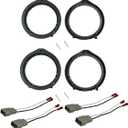 6.5"/6.75" Speaker Mounting Adapter for Acura Honda with Wiring Harness