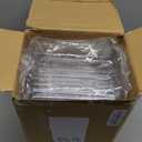 Delamu 2 Sets of 3-Tier Bathroom Under Sink Organizers and Storage, Multi-Purpose Stackable Pantry Organization and Storage, Pull Out Clear Kitchen Bathroom Cabinet Organizer with Movable Dividers (White)