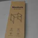 Mondazie Adjustable Metal Bee Hive Stand with 120-Inches Strap for 8 & 10 Frame Beehives Box, 12 to 19 Inches Width Beehive Frame Holder , Heavy Duty Flow Hives Stands Base for Beekeeping, Black